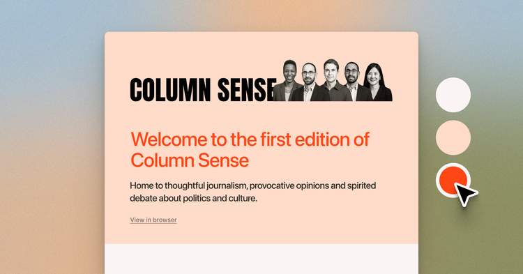 Newsletter design settings